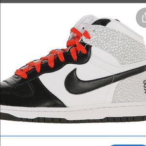 Big Nike High leather basketball shoes